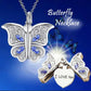 Women's Butterfly ILoveYou Heart Shape Album Box Pendant Necklace Jewelry