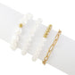 B185 Bohemian Geometric Bracelet Niche Temperament Internet Celebrity Stretch Retro Pearl Fashion Bracelet Set