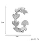 Trendy personality stainless steel olive tree leaf open ring fashion ins simple forest fresh ring
