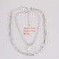 Jewelry Retro Versatile Multilayer Copper Snake Chain Natural Baroque Pearl Fashion Personality Two-piece Set