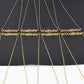 Necklaces born in the 7s, 8s, 9s, and s clavicle chains