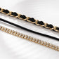 Jewelry Retro Small Velvet Chain Necklace Temperament Simple Diamond Geometric Metal Necklace