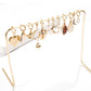 Jewelry Simple and Versatile Alloy Shell Earrings Feminine Hollow Star Diamond Moon Earrings