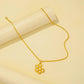 ins honeycomb necklace long style design light luxury chain simple personality fashion all-match accessories