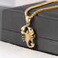 Fashion Alloy Casting Scorpion Pendant Personalized Design Men's Hip Hop Necklace Jewelry