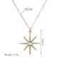Fashion Octagram Necklace Temperament Rhinestone Clavicle Chain Short Necklace Accessories