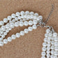 Fashion and popular multi-layer pearl sweater chain ladies simple and versatile long necklace pendant jewelry