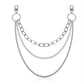 Rock Metal Ring Pants Chain Punk Chain Trendy Personalized Belt Versatile Clothing Accessories