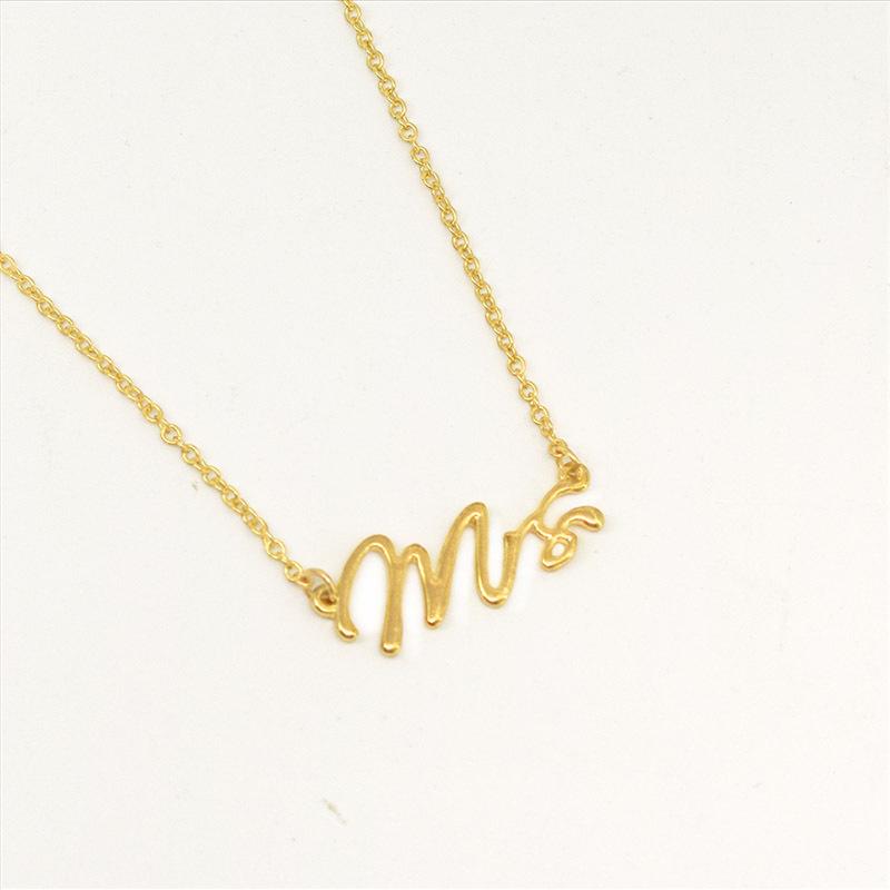 Specially for creative ms necklace ladies necklace English letter chain necklace female jewelry jewelry