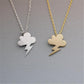 Fashion Jewelry Personality Versatile Ladies Small Fresh Necklace Jewelry Cloud Lightning Dark Cloud Necklace