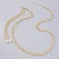 C285 jewelry personality exaggerated thick chain body chain hip-hop street fashion imitation pearl waist chain