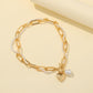 Dongdaemun Metal Love Pearl Pendant Creative Can Open Heart Box Mix and Match Chain Necklace