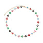 Young Girls Simple Color Eyes Love Rhombus Necklace Bracelet Anklet