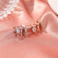 Personality simple ins three-layer ear clip temperament inlaid with zircon no earring earrings ear bone clip female