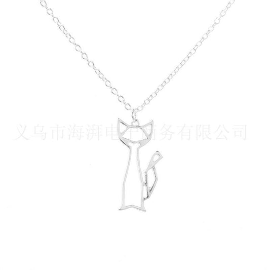 Fashion Jewelry Fashion Cute Cat Pendant Necklace
