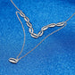 Jewelry Bohemian Alloy Shell Necklace Female Ethnic Multilayer Necklace Clavicle Chain