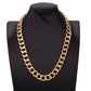 Men's Extended Exaggerated Metal Thick Necklace Fashion Versatile Geometric Necklace