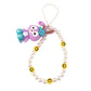 Fashion Imitation Pearl Smiley Face Beaded Phone Chain Cute Soft Tao Xingdailu Phone Lanyard