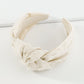 F448 wide-brimmed knotted yarn hair hoop Mori sweet flower head hoop spring and summer small fresh outing simple hairpin