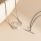 Jewelry Hip Hop Punk Metal Rod Chain Necklace Simple Indifferent Geometric Stacking Necklace