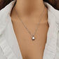 Ins Harajuku trend temperament cross chain lock pendant lock pendant with the same pendant lock necklace