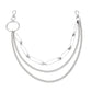 Jewelry niche retro pin chain waist chain ins Hong Kong cool handsome punk hip-hop fashion pants chain