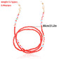 Jewelry Bohemia pure color rice beads LOVE letter glasses chain accessories women's mask non-slip chain