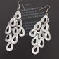 Fashionable Frosted Water Drop String Earrings Long Women Exaggerated Earrings