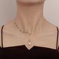 Jewelry Creative Flower Pearl Pendant Necklace Sweater Chain Women's Fashion Versatile Trendy Cool Simple Necklace