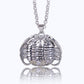 Can open peach heart-shaped multi-layer photo box photo pendant key chain love folding necklace jewelry
