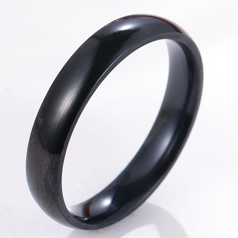 Personality Fashion Stainless Steel Ring Men's Titanium Steel Simple Tail Ring Ring Jewelry