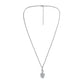 Fashion simple punk personality niche design men's stainless steel winding snake pendant titanium steel necklace