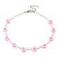 Fashion trend net red imitation pearl soft pottery flower clavicle chain ins a variety of fruit necklace