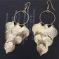 Fashionable Three-dimensional Pattern Petal Metal Sequin Ladies Earrings Earrings Earrings Stud Jewelry