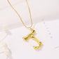 ins letter clavicle chain fashion trend 26 English letter necklace retro personality temperament net red necklace