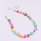 Jewelry Acrylic Butterfly Pearl Necklace Ladies Resin Soft Pottery Fruit Bead Necklace