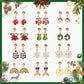 Christmas Tree Earrings Christmas Style Snowflake Pumpkin Rainbow Earrings Women's Holiday Cartoon Celebration Small Gifts