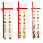Christmas earring combination set fashion cartoon elk cane Christmas tree earrings card earrings