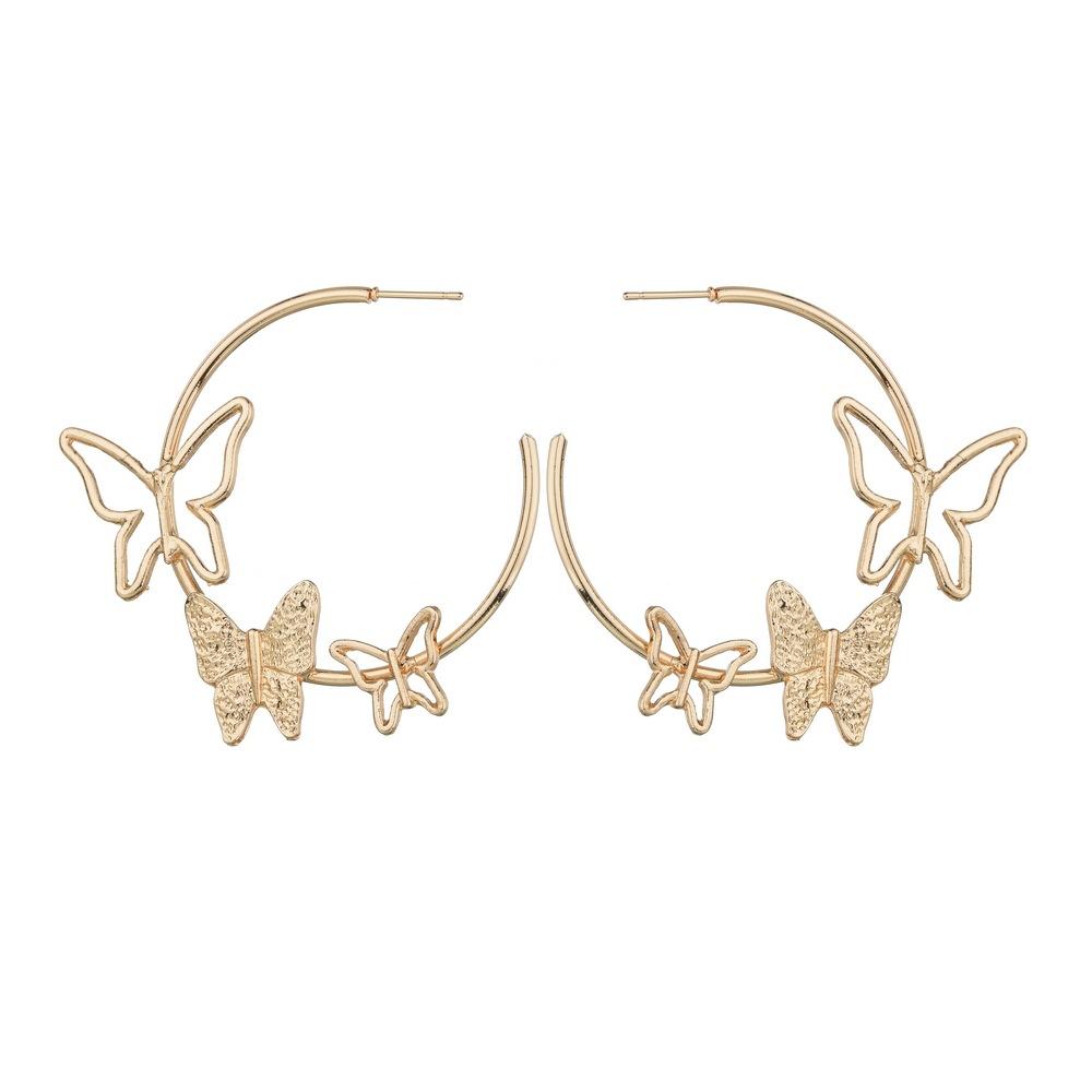 Summer Popular Butterfly Element Earrings Ornaments Simple and Popular Earrings
