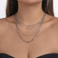 N1239 Necklace Simple Geometric Chain Necklace Personality Mix and Match Necklace Women