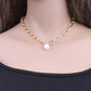 Jewelry Temperament Versatile Single Layer Necklace Simple Baroque Irregular Shaped Pearl Necklace Female