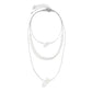 Jewelry sweet and cool metal snake bone chain all-match necklace niche design sense retro imitation pearl necklace