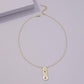 N842 micro-inlaid personalized necklace women's zipper buckle retro niche creative simple clavicle chain