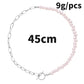 Jewelry Fashion Trendy OT Buckle Shaped Pearl Necklace Women's Geometric Simple Small Hole Chain Necklace