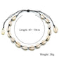 Accessories Boho Ethnic Big Shell Necklace Beach Vacation Braided Necklace Jewelry
