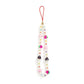 Imitation Pearl Beaded Mushroom Phone Chain Sweet Cool Simple Fruit Strawberry Peach Heart Phone Lanyard