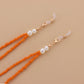 Jewelry Ladies Orange Beads Trend Glasses Chain Simple Personality Mask Accessories