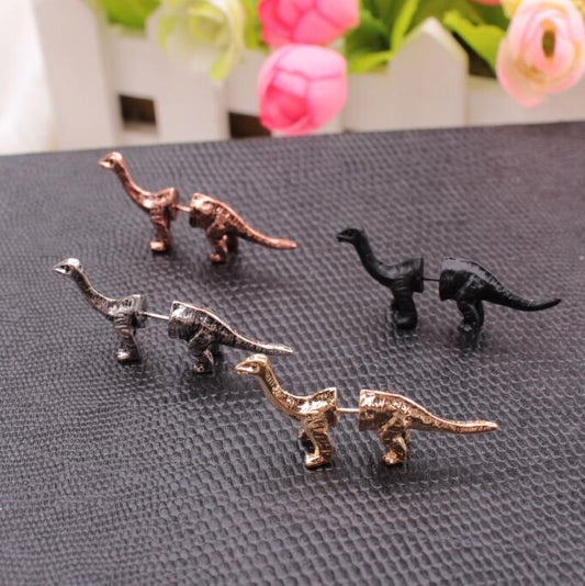 Fashion exaggerated piercing animal earrings personality creative dinosaur pterosaur earrings jewelry