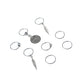Jewelry Fashion Trend Trench Hair Accessories Simple Headwear Leaves Coin Pendant Hair Clip