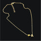 Fashion Jewelry Simple Peach Heart Shaped Letter Necklace Temperament Versatile Letter Love Clavicle Chain Necklace